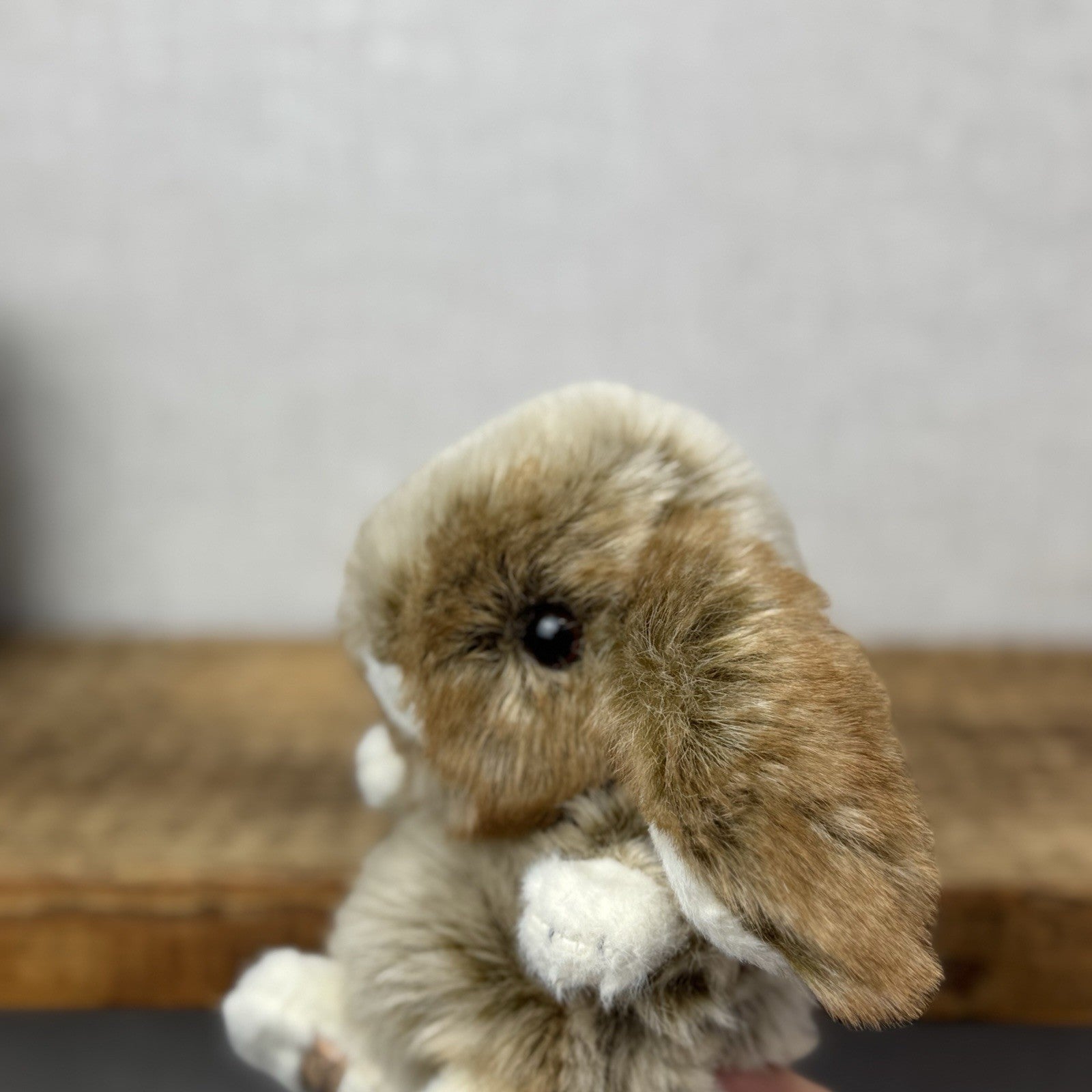 Barbara Bukowski Baby Graham Bunny Rabbit - Soft Toy Kanini Tiny Brown Mix Bunny