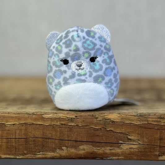 Squishmallow Squishville - Lindsay Leopard Blue/Grey Mini (Multi Buy Discount)