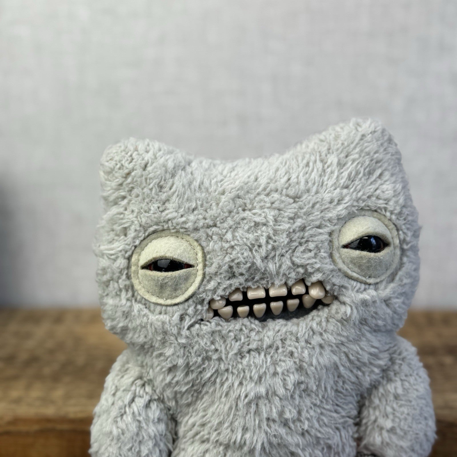 Fuggler Munch Munch Grey Funny Ugly Monster Plush Retired Munch Munch Plush