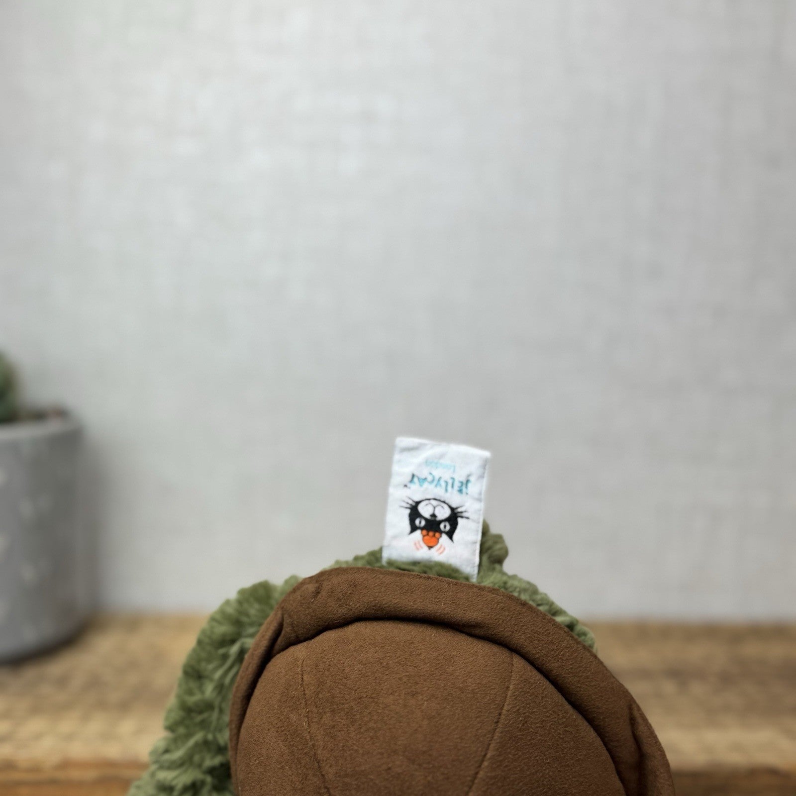 Jellycat Furryosity Turtle Tortoise - Grumpy Turtle Soft Toy 15" Medium Plush