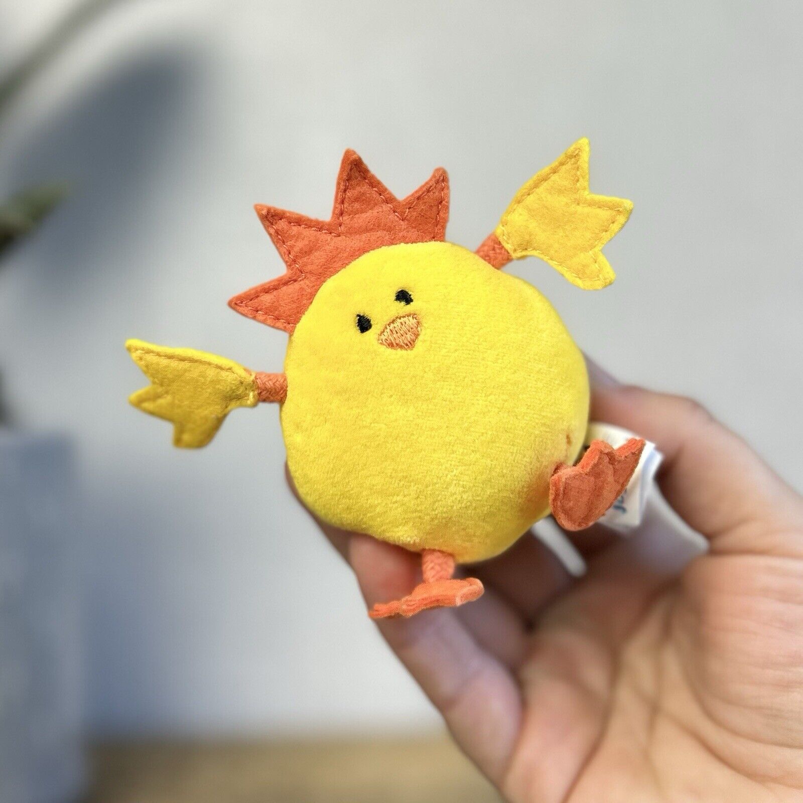 Jellycat Chirpy Chick Assortment - Retired 2005 - Yellow Tiny Chirpy Chick 3"