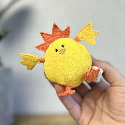Jellycat Chirpy Chick Assortment - Retired 2005 - Yellow Tiny Chirpy Chick 3"