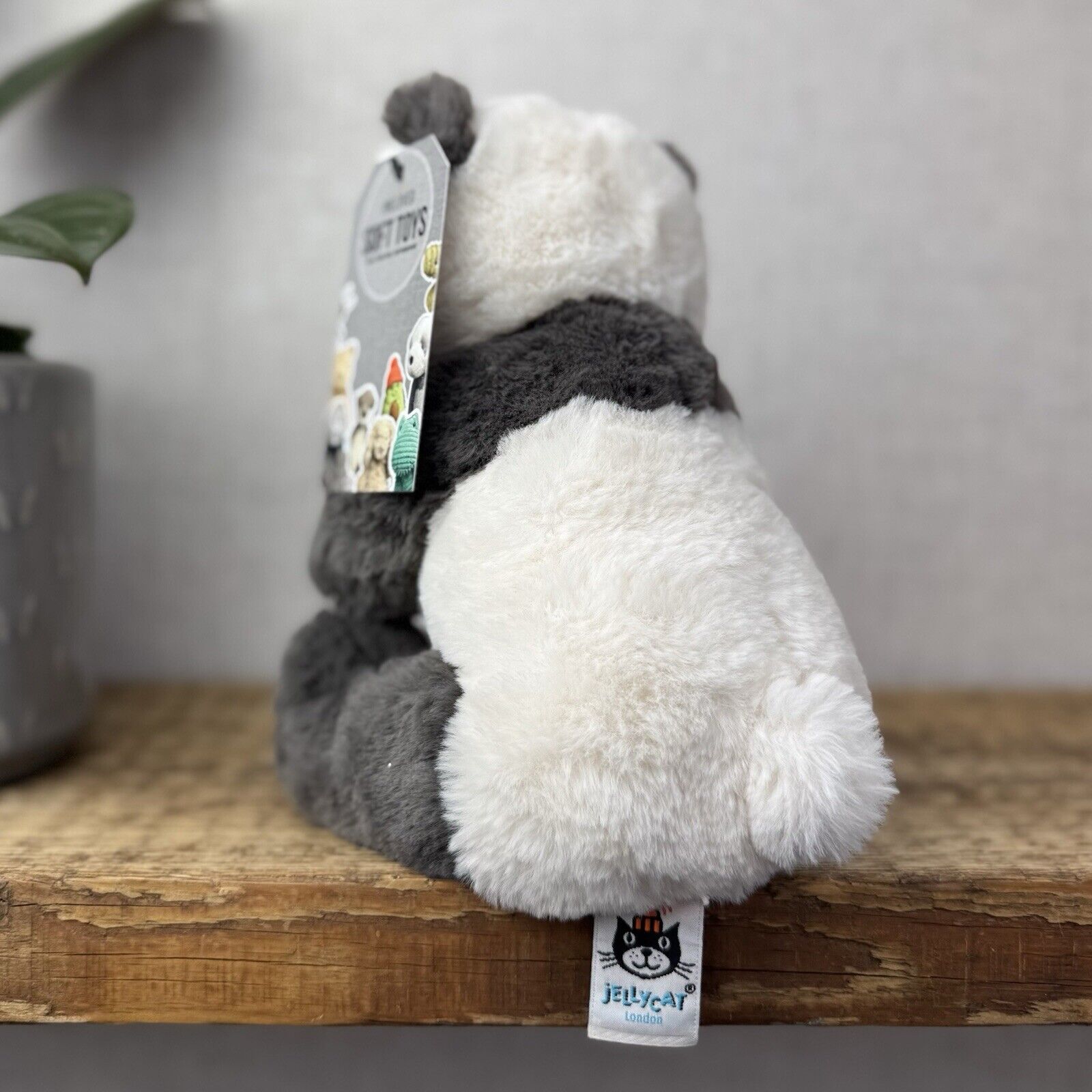 Jellycat Small Harry Panda Cub - Super Soft Panda Beanie Plush 8” Rare (2)