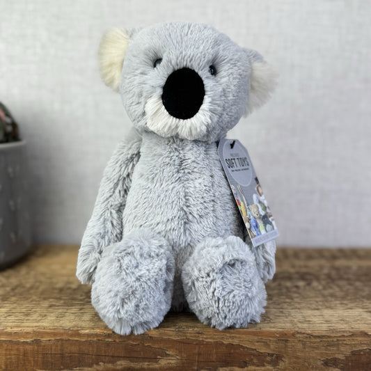 Jellycat Medium Bashful Koala - First Release Old Style Bashful Soft Toy Rare 
