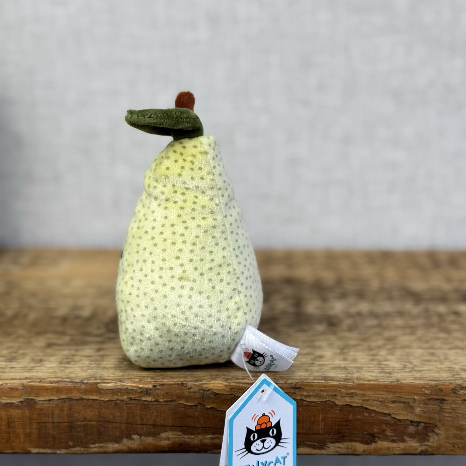 Jellycat Fabulous Fruit Pear -New Small Pear Play Food - Pear Plush Soft Toy 5" 