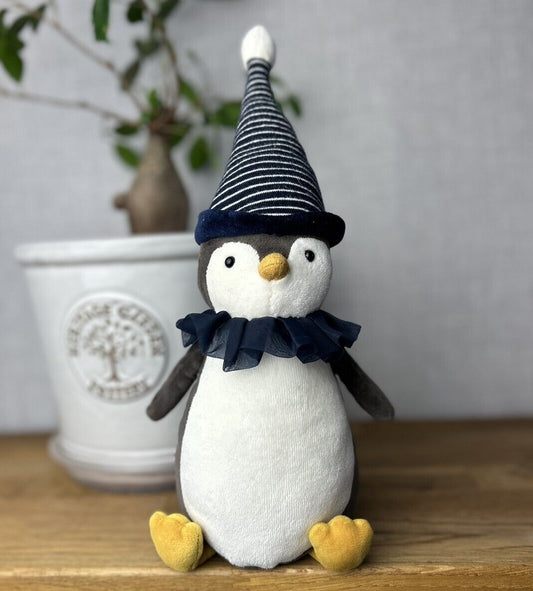 Jellycat Yule Penguin - Jellycat Medium Penguin In Hat - Christmas Jellycat
