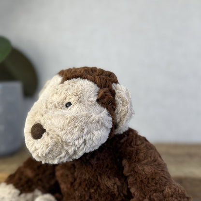 Jellycat Small Rollo Monkey - Retired Monkey Collectible Beanie Plush Toy 9"