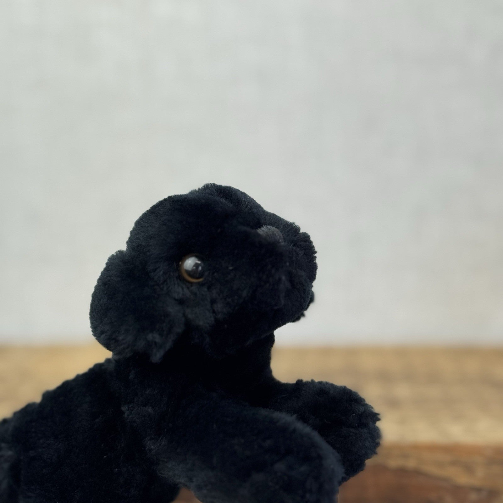 E&J Classic Vintage Labrador Puppy - Tiny Puppy Jet Black Rare Retired Small Lab