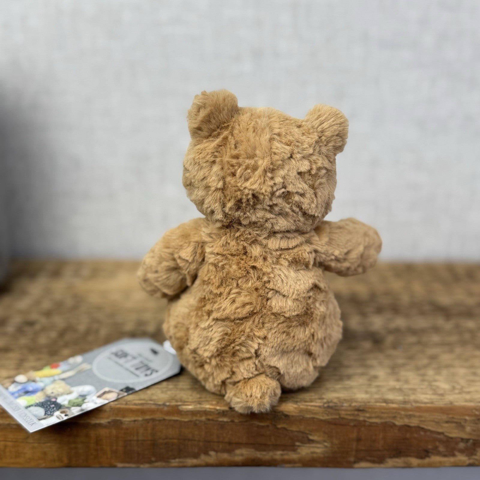 Jellycat Tiny Bartholemew Bear - Tiny Bear Jellycat Beanie Light Brown 7"