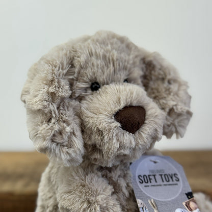 Jellycat Riley Fuddlewuddle Puppy - Beige Medium White Company Exclusive Beige