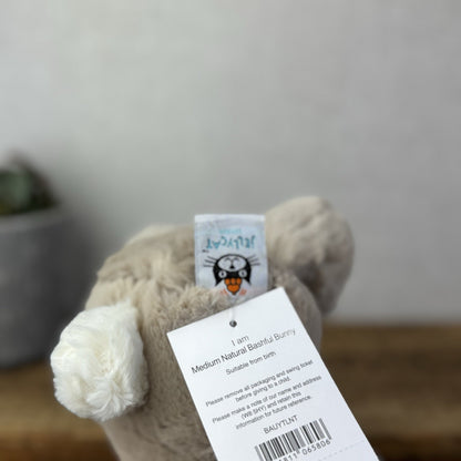 Jellycat Medium Natural Bunny - Little White Company Exclusive Version New Tags