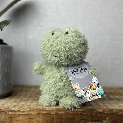 Jellycat Little Frog - Fluffy Little Frog - Light Gren Frog Plush Soft Toy Small
