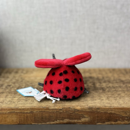 Jellycat Loulou Love Bug - Mini Ladybird Soft Toy Beanie Plush New With Tags 5"