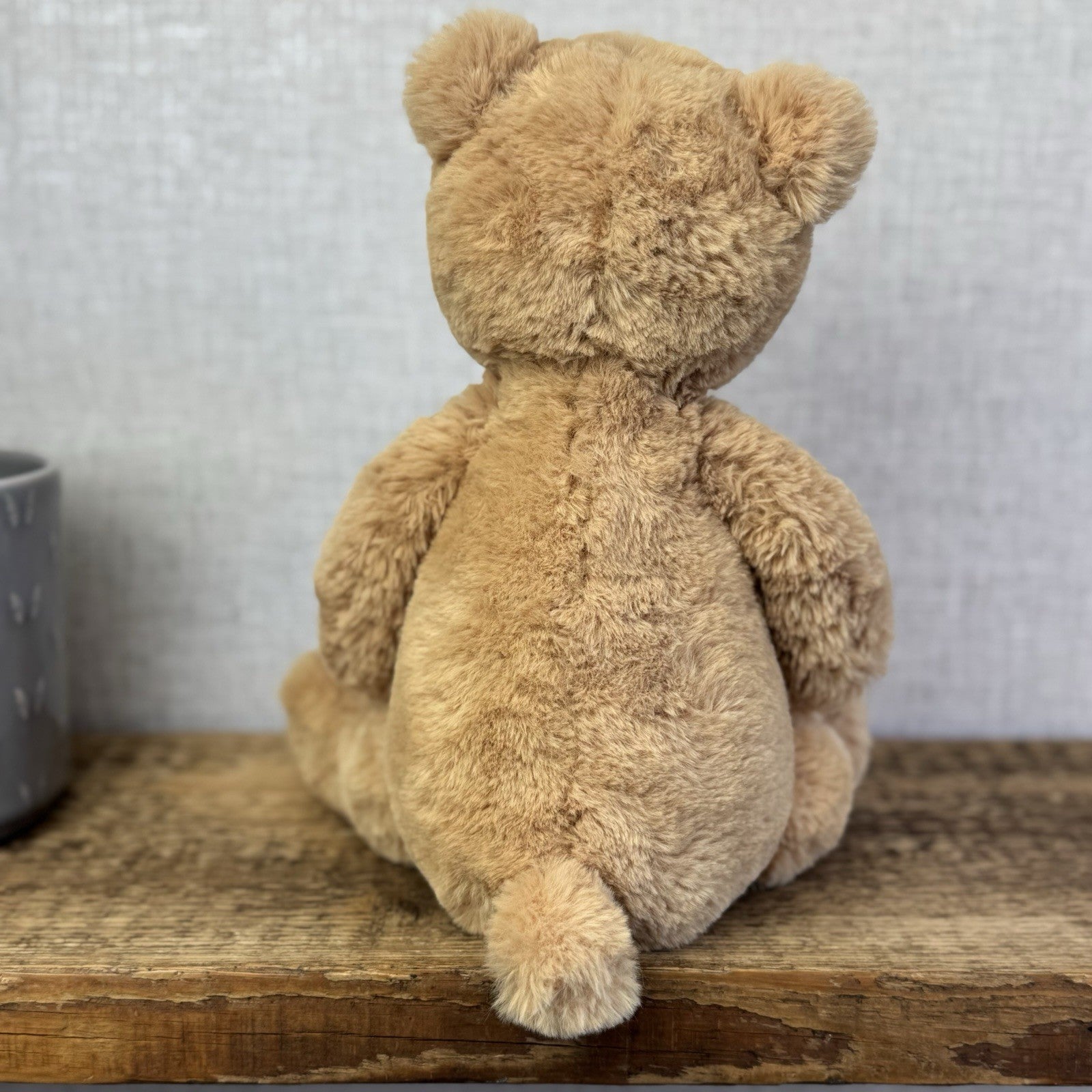 Jellycat Medium Puffles Bear - Soft Light Beige Super Soft Bear Retired 12" (#2)