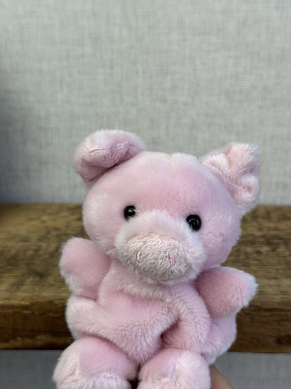 Aurora - Palm Pals Mini Beanbag Plush - Wizard The Pig Pink Piglet 5"