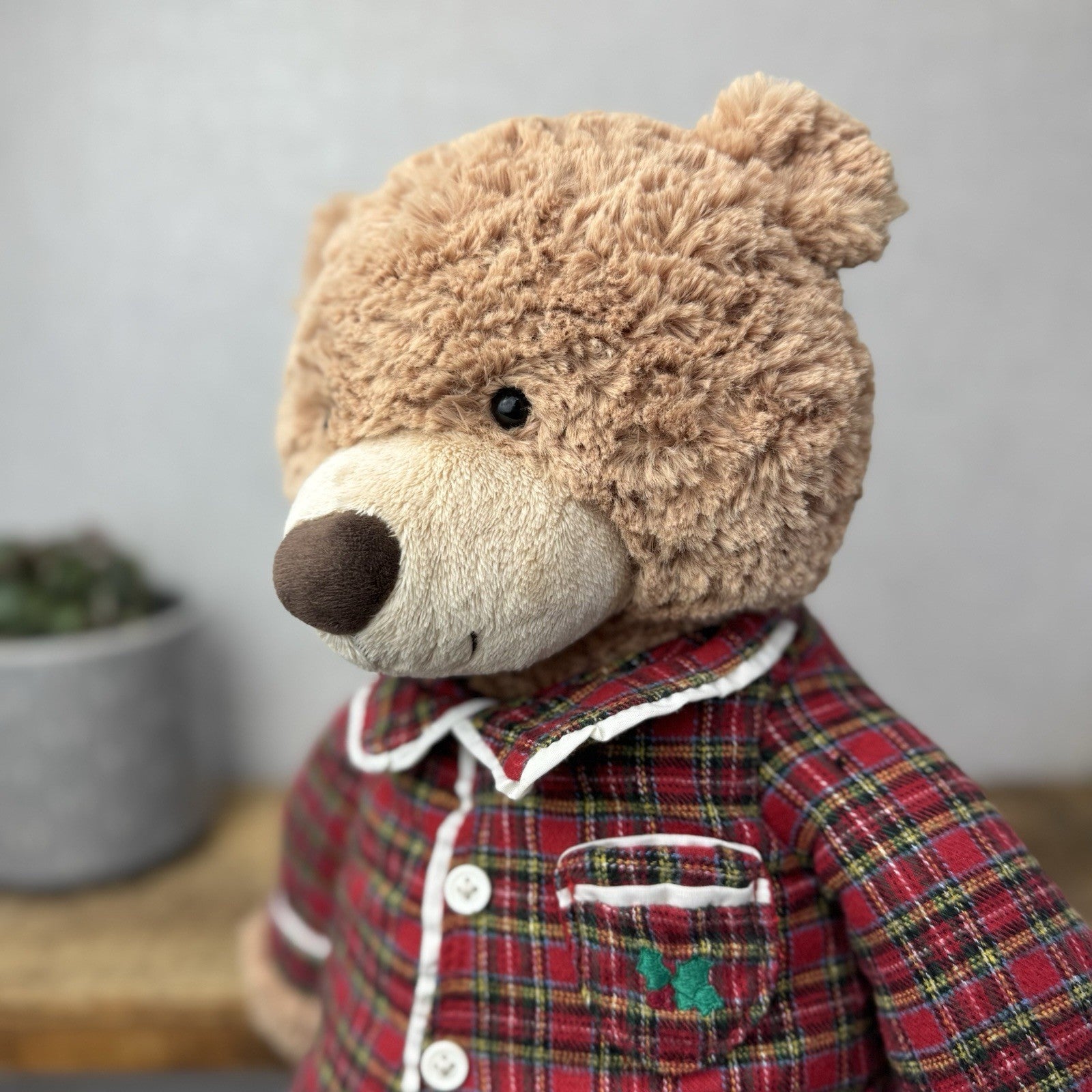 John Lewis Christmas Bed Time Bear - Large & Small (Jellycat Collaboration) Rare