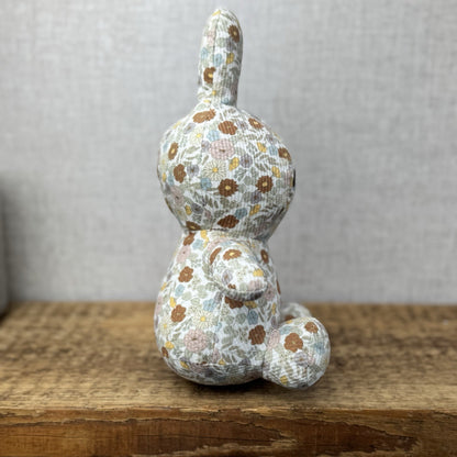 Nijntje Miffy X Little Dutch Collab Collectible Retired Beige Floral 9”