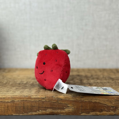Jellycat Fabulous Fruit Strawberry - Soft Toy Play Food - Fruit Soft Toy 4”