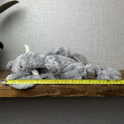 Jellycat Knotty Elephant - Jellycat Large Grey Floppy Elephant Toy Vintage 14"