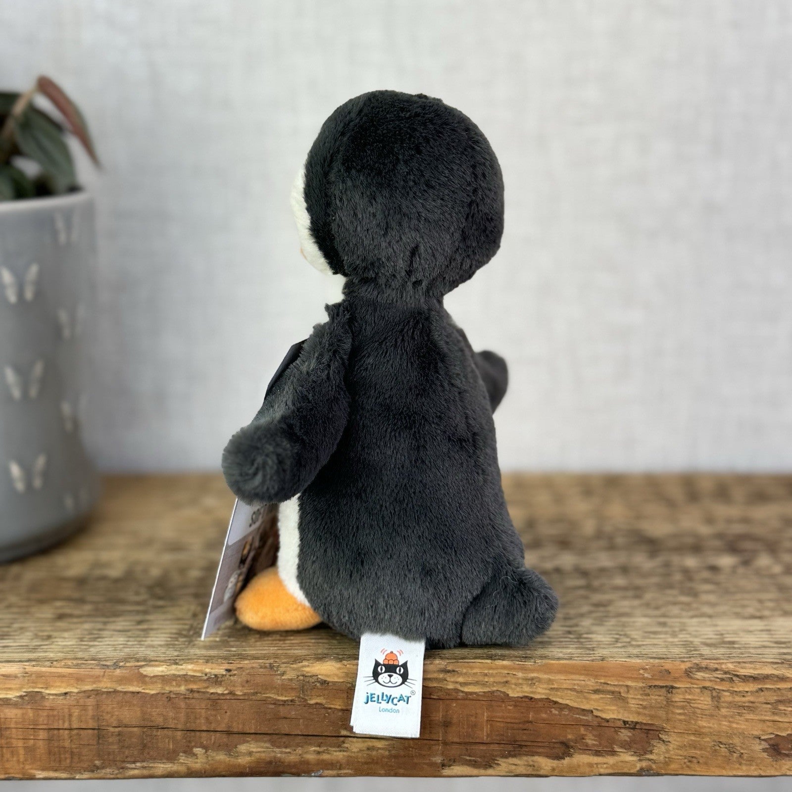 Jellycat Small Bashful Penguin - Small Retired Penguin Grey NWOT 8” (#2)