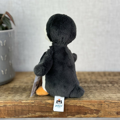 Jellycat Small Bashful Penguin - Small Retired Penguin Grey NWOT 8” (#2)