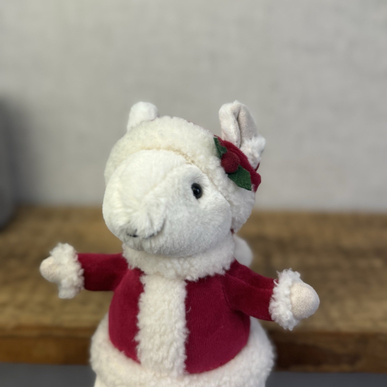 Jellycat Merry Mouse - Mouse In Santa Outfit Retired Christmas Mouse 8"