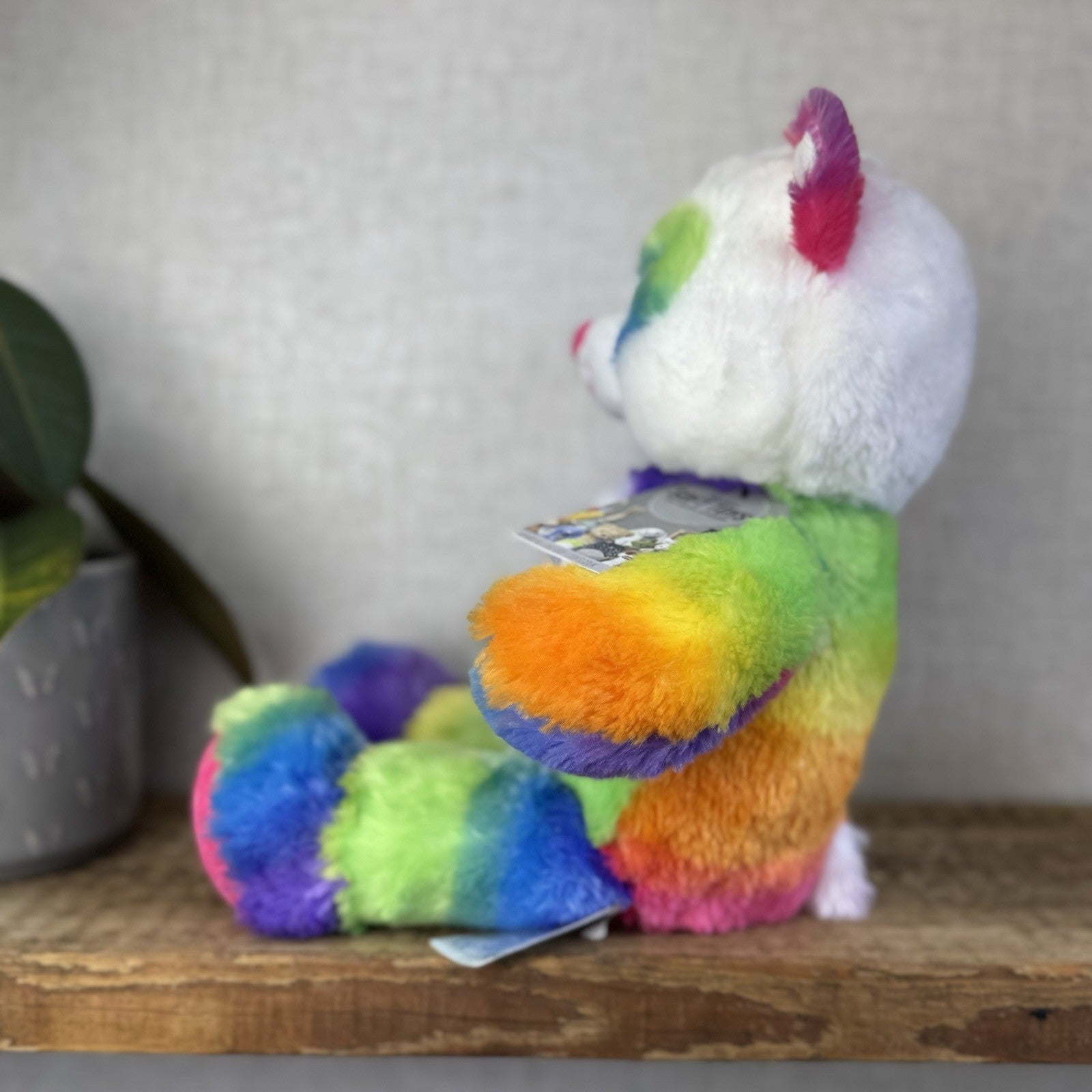 Build A Bear Pop Of Colour Panda Bear 16” Tie Dye Panda BAB Retired 2014