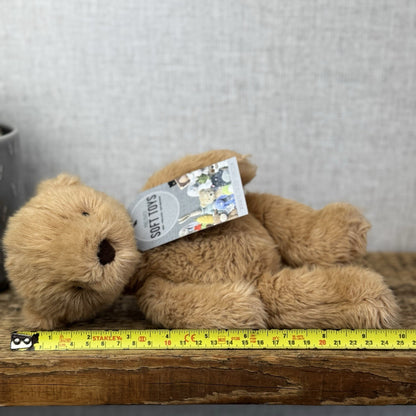 Jellycat Small Benjamin Bear - Maple Colour Small Beanie Bear Plush NWOT 10"