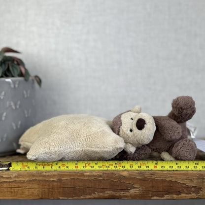 Jellycat Bashful Monkey Musical Pull - Brown Monkey Stars Lullaby Retired Rare
