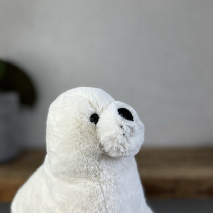 Jellycat Small Rafferty Seal Pup - White Seal Soft Toy Plush Retired 10” (#2)