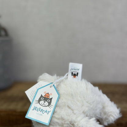 Jellycat Yummy Lamb - Fluffy Little Sheep - Mini Lamb Beanie Plush Retired 7”