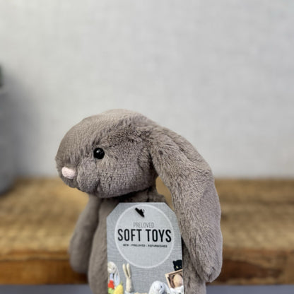Jellycat Small Bashful Truffle Brown Retired Bunny Rabbit Plush Soft Toy 8”