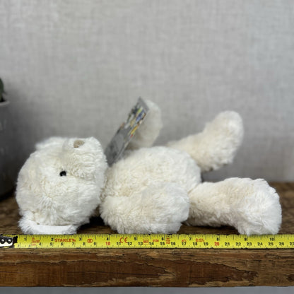 Jellycat Wilkie Bear - Little Jellycat White Traditional Bear Textured Fur Rare