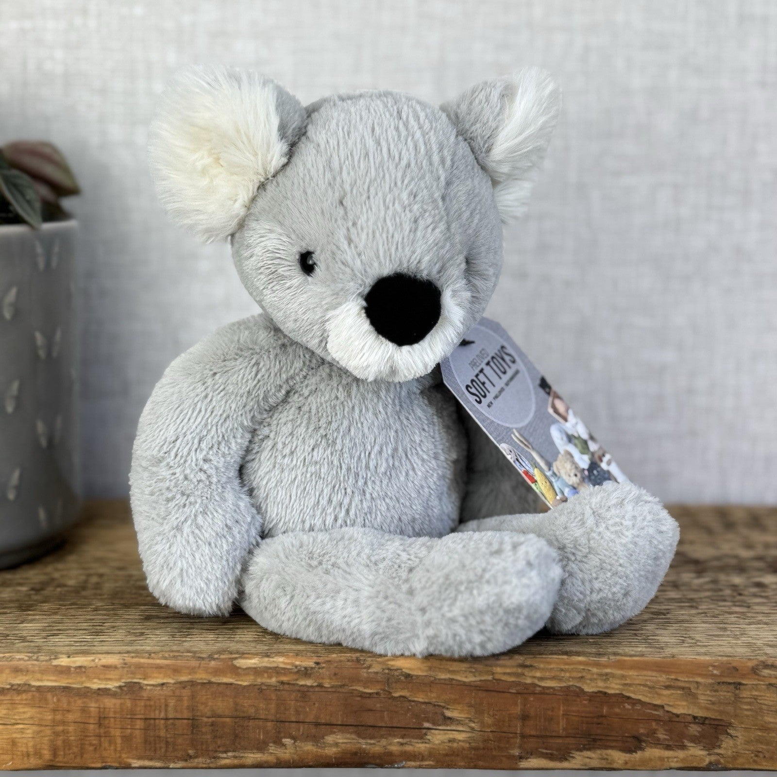 Jellycat Benji Koala Small - Retired Soft Grey Beanie Koala Snugglet 11”