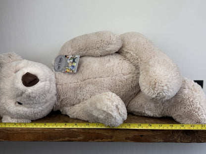 Jellycat Huge Barley Bear - Large Cream Bear Retired Hard To Find 23"