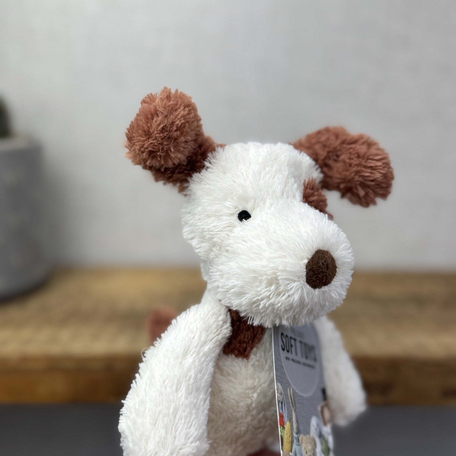 Jellycat Sweet Pea Puppy Dog - Small Retired Jellycat Puppy Soft Toy Rare 12"