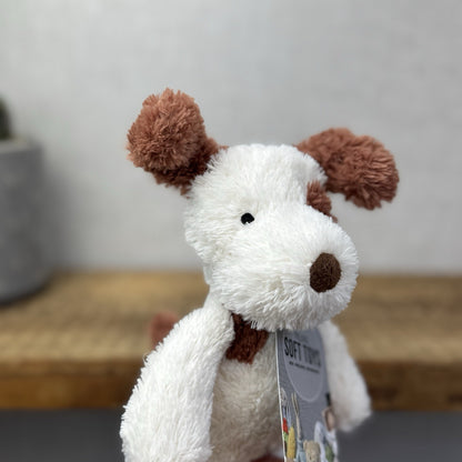 Jellycat Sweet Pea Puppy Dog - Small Retired Jellycat Puppy Soft Toy Rare 12"