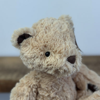 Jellycat Small Edward Bear - With Tags Retired Small Golden Traditional Bear 9"