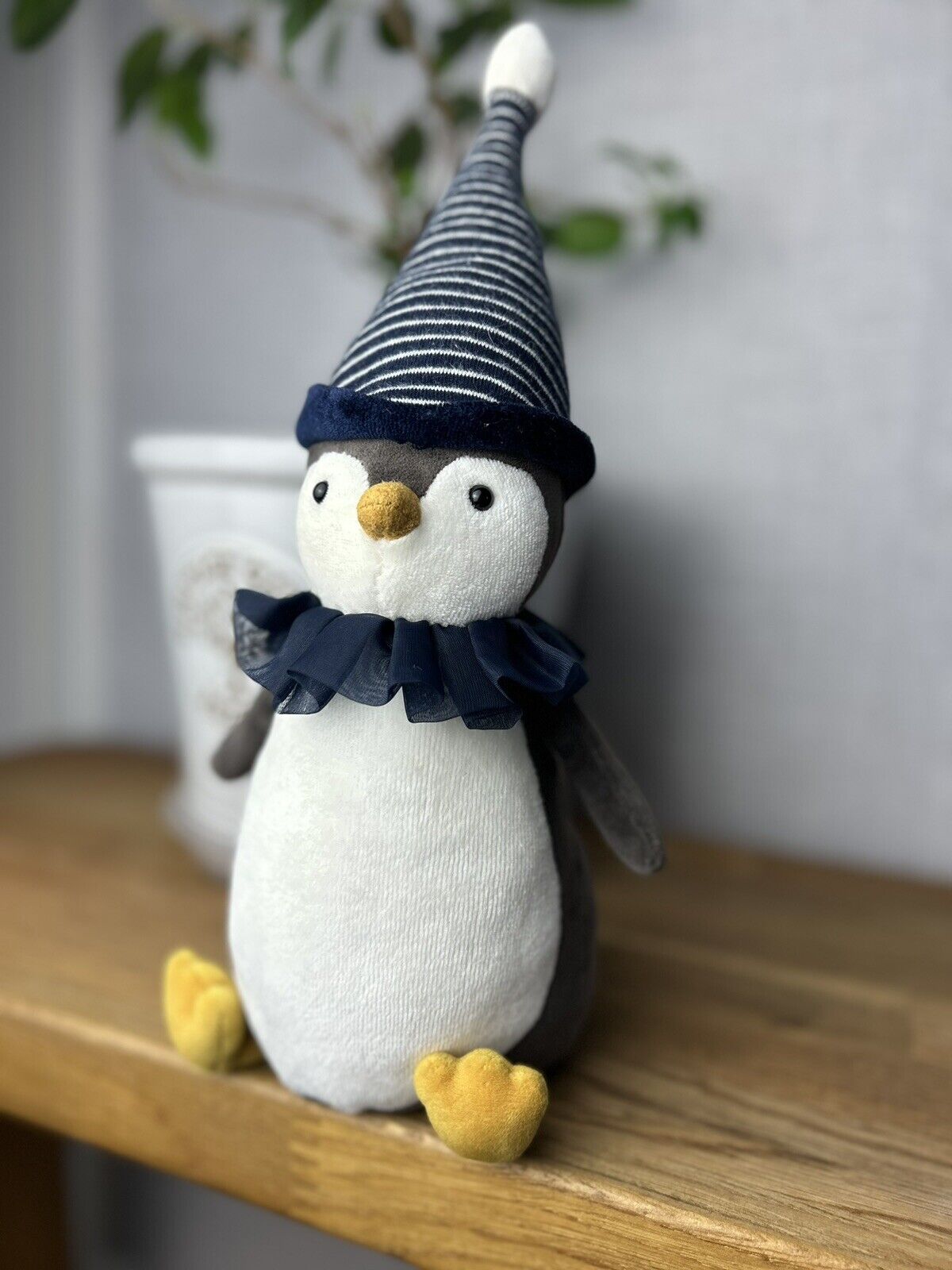 Jellycat Yule Penguin - Jellycat Medium Penguin In Hat - Christmas Jellycat