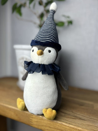 Jellycat Yule Penguin - Jellycat Medium Penguin In Hat - Christmas Jellycat