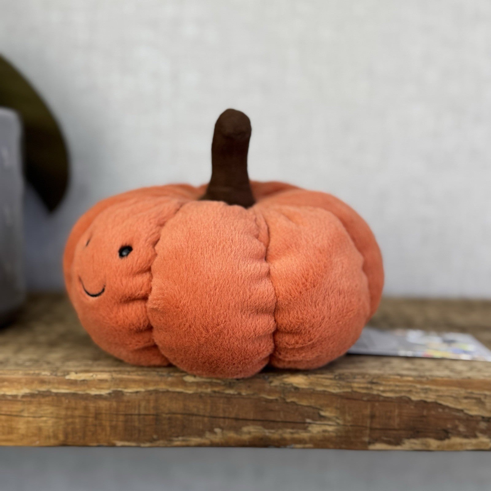 Jellycat Orange Squishy Squash - Amuseable Retired  NWOT Beanie Plush 6”