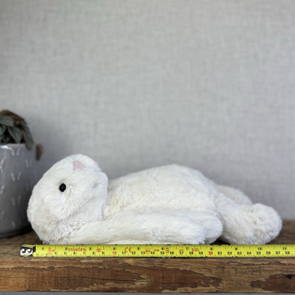 Jellycat Medium Cream Bashful Rabbit - Cream Off White Medium Bunny 12” New Tags
