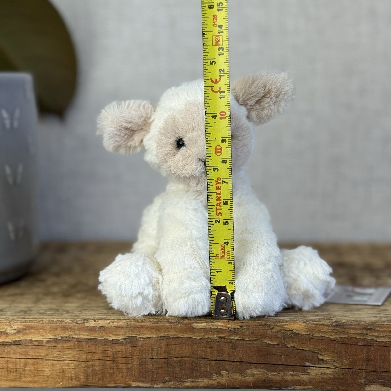 Jellycat Tiny Baby Fuddlewuddle Lamb - Baby Pocket Pal Beanie White Lamb 4” (#3)