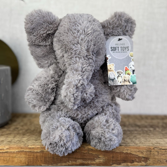 Jellycat Archibald Elephant - Modern Bartlesham Style - Curly Beanie Squishy 10"