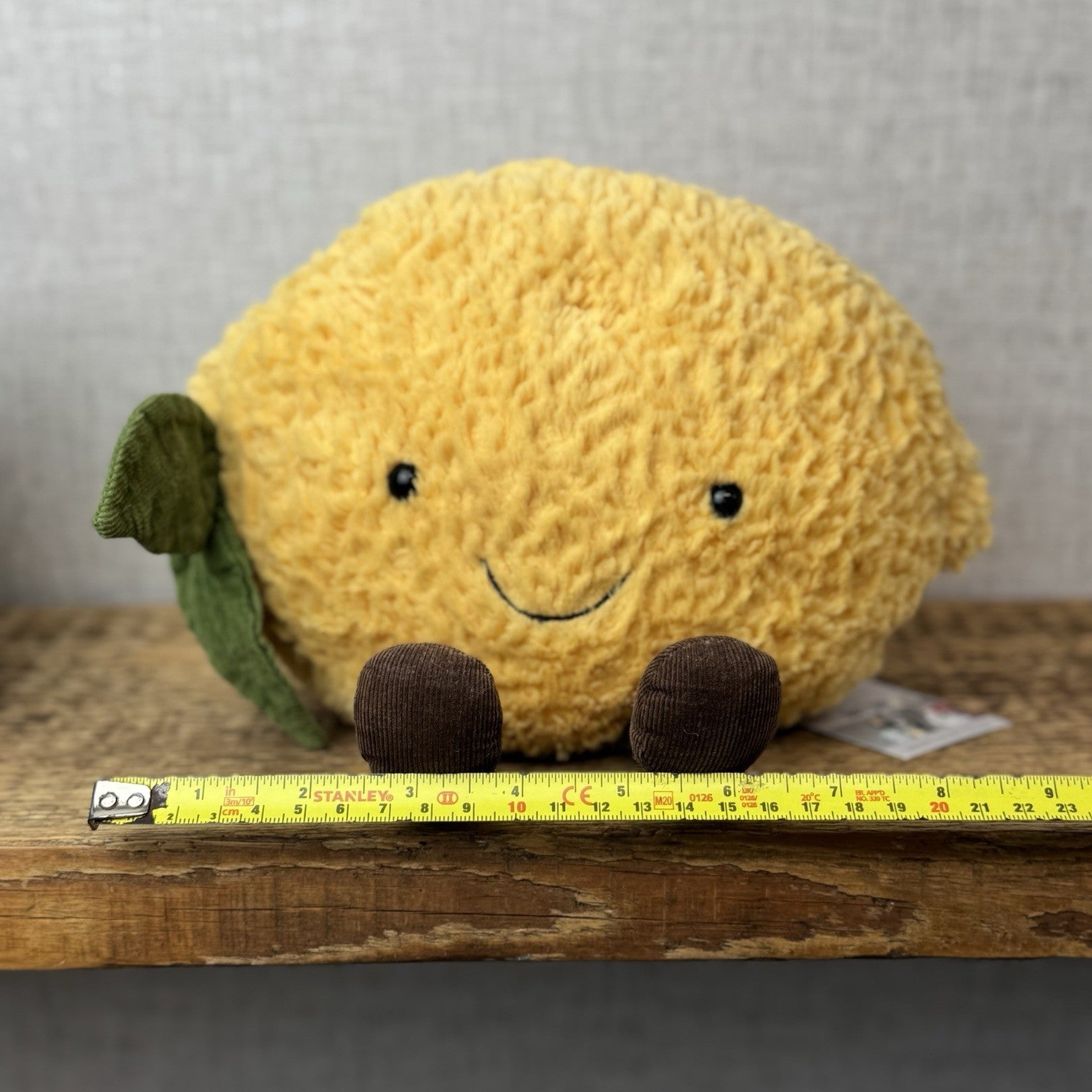 Jellycat Amuseable Lemon - Large Lemon With Legs - Food Play Soft Toy 8"