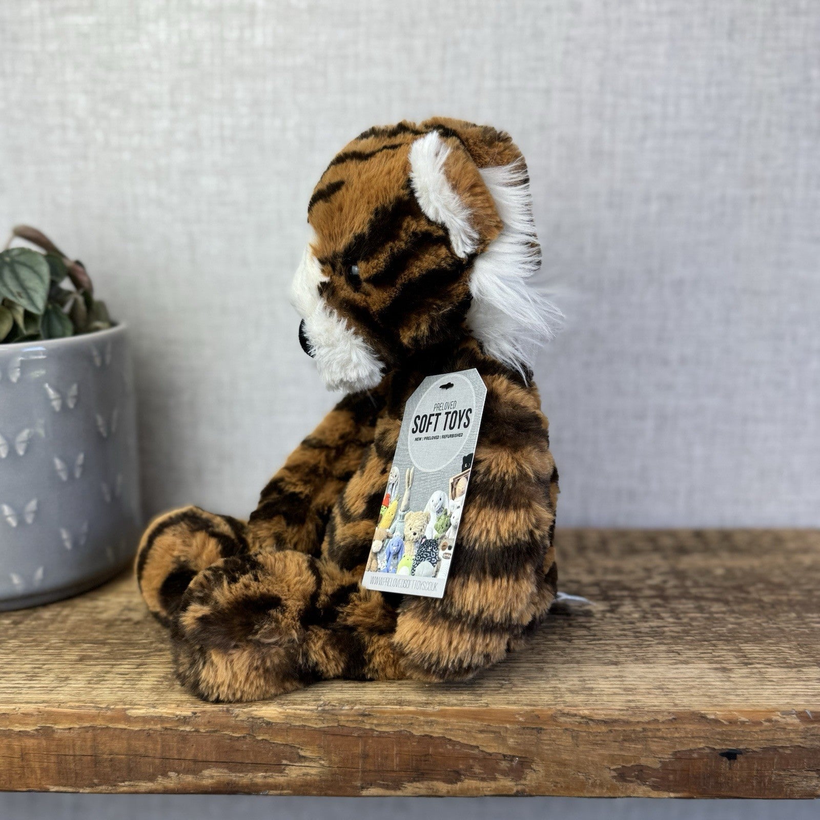 Jellycat Wumper Tiger - Super Soft Orange Floppy Tiger Soft Toy Retired Rare 14"