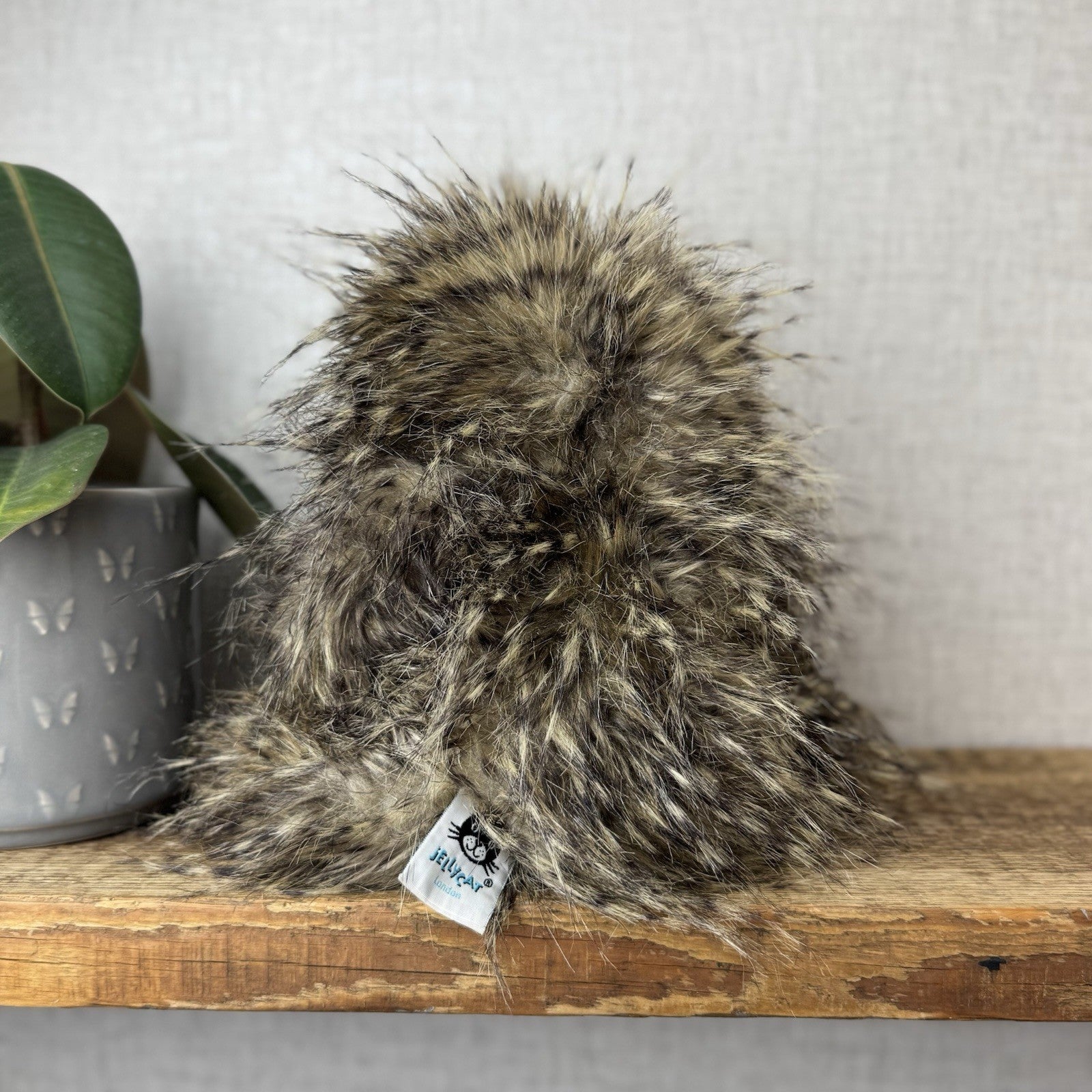 Jellycat Cyril Sloth - Fluffy Grey/brown Sloth Soft Toy Retired Rare Beanie 14”