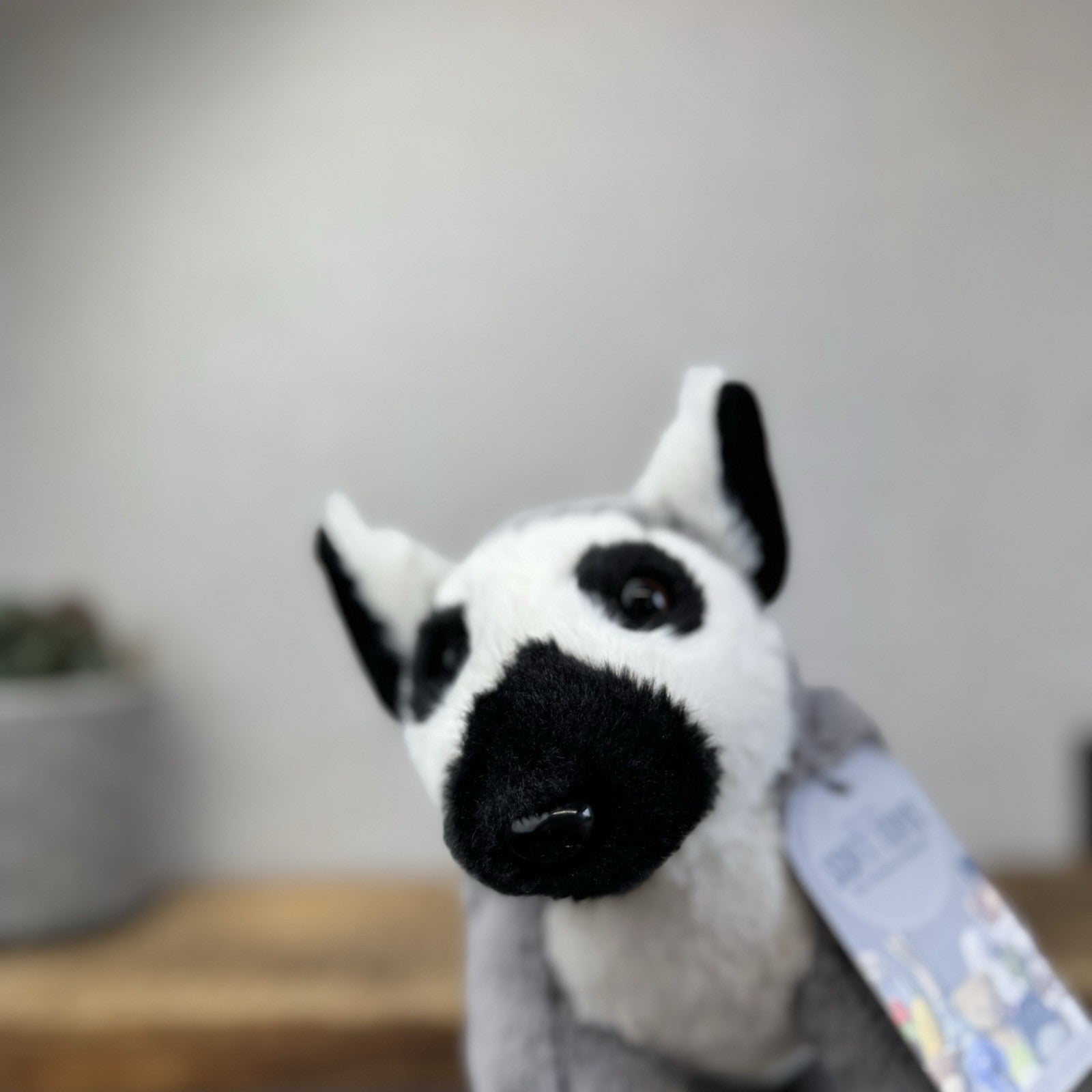 Ark Toys Premier Ring Tailed Lemur Soft Toy With Baby Lemur On Back - NWOT