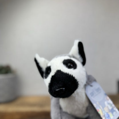 Ark Toys Premier Ring Tailed Lemur Soft Toy With Baby Lemur On Back - NWOT