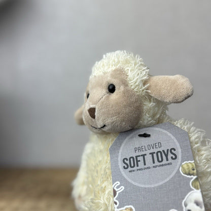 Jellycat Bunglie Tot Lamb / Sheep Small 7” - Beanie Lamb Plush Retired Rare NWOT